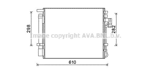 AVA QUALITY COOLING Конденсатор, кондиционер KA5149D